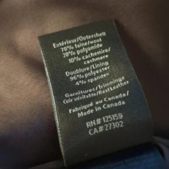 Mackage wool cashmere button down belted peacoat - Picture 10 of 10